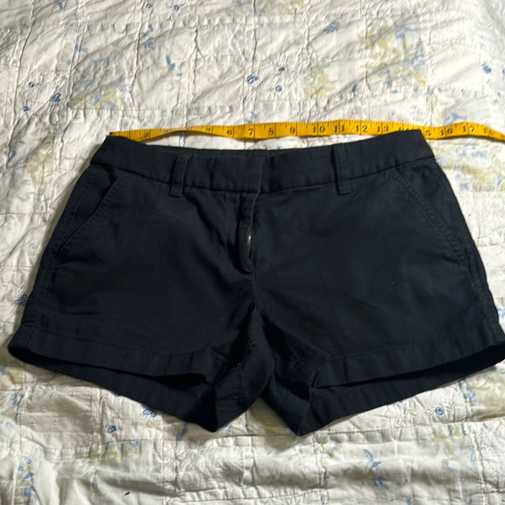 J. Crew Black Bermuda Shorts Cotton Blend